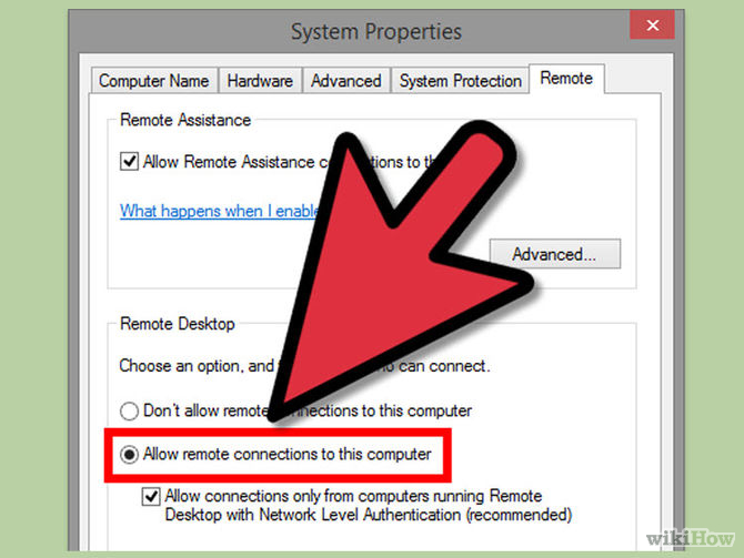 Kích hoạt Remote Desktop trên máy tính mà bạn muốn truy cập