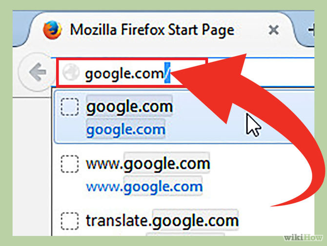 Mở Google hoặc Bing