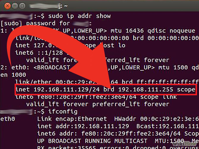 Tìm địa chỉ IP của máy tính
