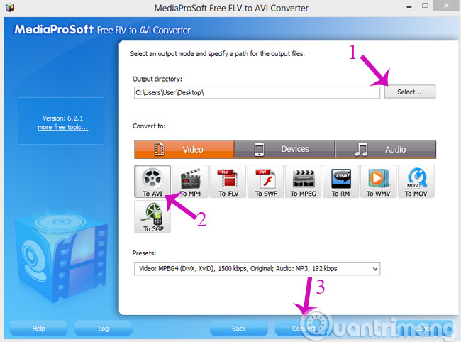 Bấm Convert Bấm Convert