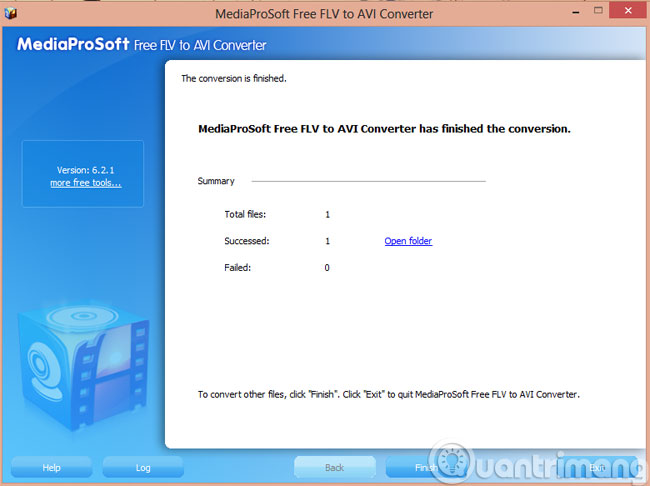 Quá trình convert hoàn tất Quá trình convert hoàn tất