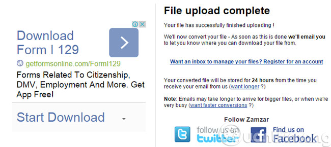 Quá trình chuyển đổi hoàn tất Quá trình chuyển đổi hoàn tất