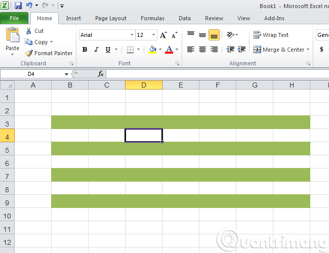 Cách tô màu dòng xen kẽ  Tô màu các dònghàng trong Excel