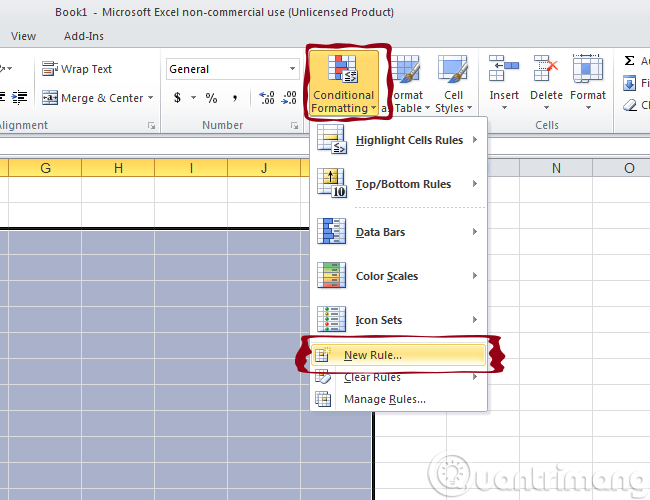 4 bước cơ bản để tô màu cột xen kẽ trong Microsoft Excel - Ảnh minh hoạ 2