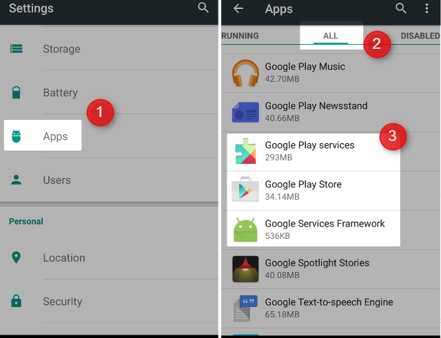Dừng app, xóa cache