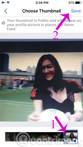 Chọn ảnh Thumbnail