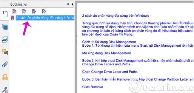 Làm Thế Nào Để Tạo Bookmark Cho File Pdf? - Sử Dụng Phần Mềm Foxit Reader
