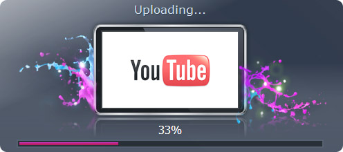 Chuyển đổi file thành file video .WMV, bạn có thể upload file đó lên YouTube