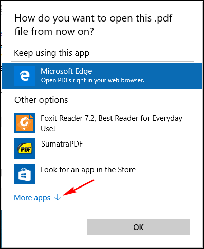 Hướng dẫn thay đổi ứng dụng đọc file PDF mặc định trong Windows 10