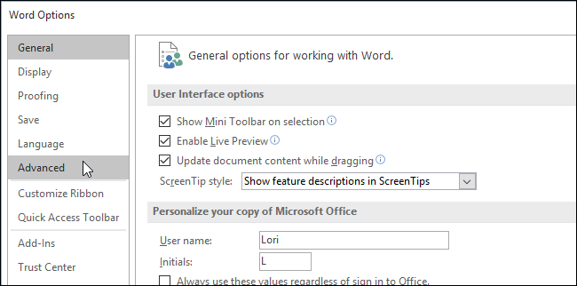 Chọn advanced Chọn advanced