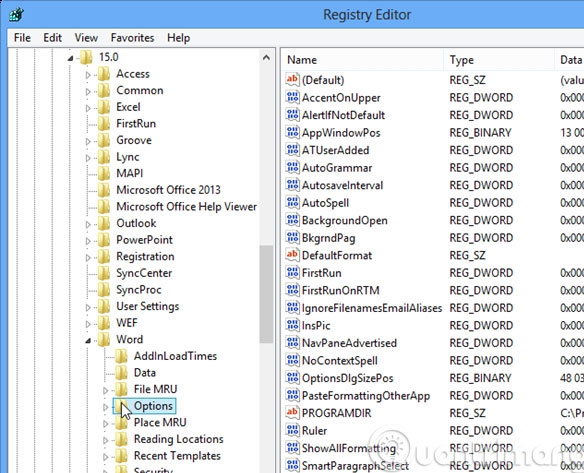 Vô hiệu hóa Start Screen của Word Vô hiệu hóa Start Screen của Word