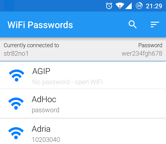 images 1 of How to view saved Wifi passwords on Android?