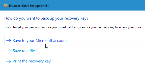 Sao lưu recovery key Sao lưu recovery key