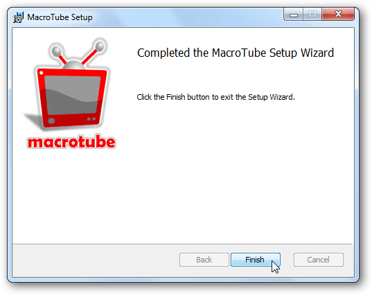 Cài đặt Macrotube Macrotube