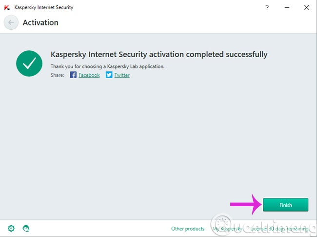 Làm thế nào để chuyển Kaspersky Free Antivirus sang giao diện tiếng Anh