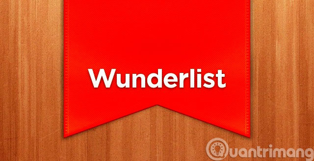 Ứng dụng ghi chú Wunderlist Ứng dụng ghi chú Wunderlist