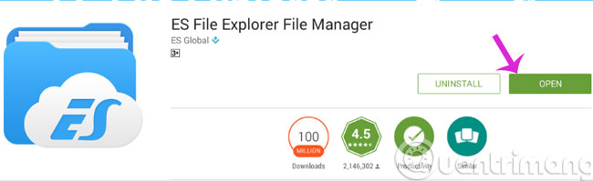 Khởi chạy ứng dụng