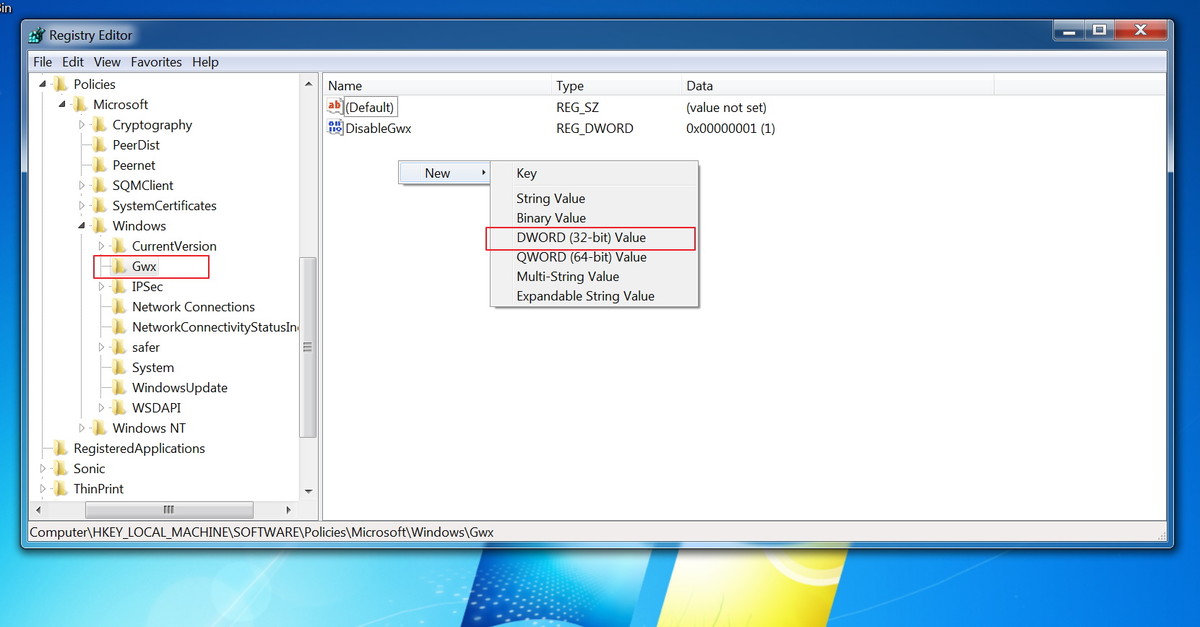 DisableGwx DisableGwx