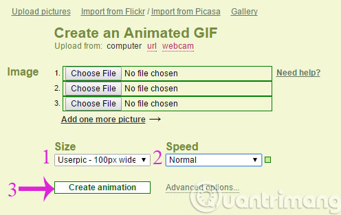Chỉnh kích cỡ và tốc độ cho bức ảnh Gif Chỉnh kích cỡ và tốc độ cho bức ảnh Gif