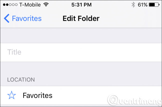 Cách thêm và quản lý Bookmark của Safari trên iPhone