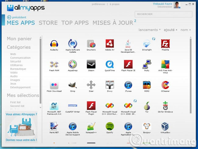Ứng dụng Allmyapps