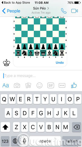 Cách đơn giản để chơi cờ vua trên Facebook Messenger