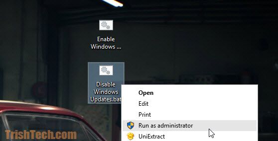 Thủ thuật kích hoạt / vô hiệu hóa Windows Updates trên Windows 10 nhanh chóng, dễ dàng