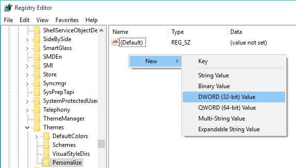 DWORD (32-bit) Value