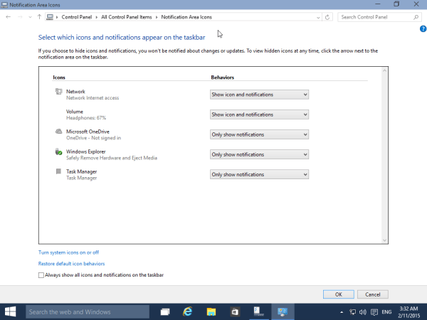 Làm thế nào để tắt trung tâm thông báo trên Windows 10?