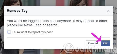 Bấm OK để xác nhận Bấm OK để xác nhận