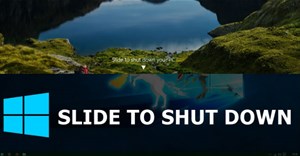 Hướng dẫn tạo shortcut Slide to Shut Down trên máy tính Windows 10