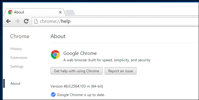 phiên bản Chrome 64-bit phiên bản Chrome 64-bit