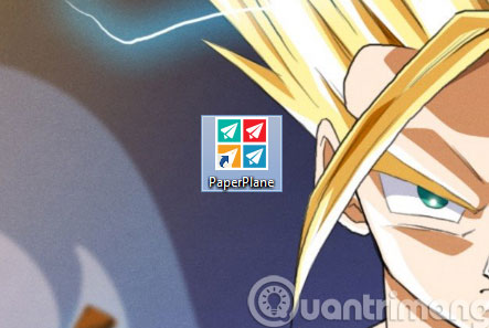 Khởi động ứng dụng PaperPlane Khởi động ứng dụng PaperPlane