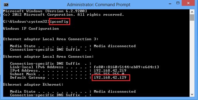Tăng tốc kết nối Internet bằng cách sử dụng câu lệnh CMD trên WindowsXP/7/8/8.1