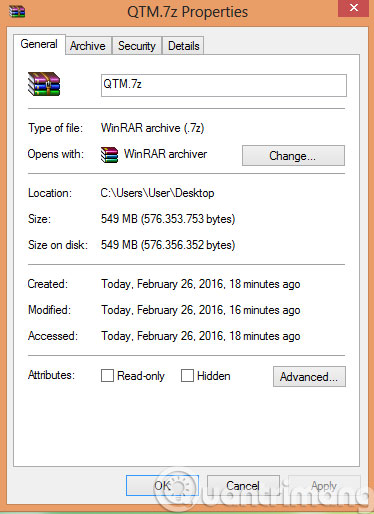 Chất lượng nén file của 7Zip Chất lượng nén file của 7Zip