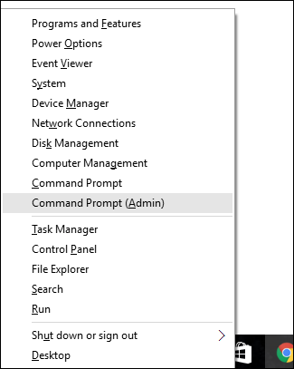 Command Prompt (Admin) Command Prompt (Admin)