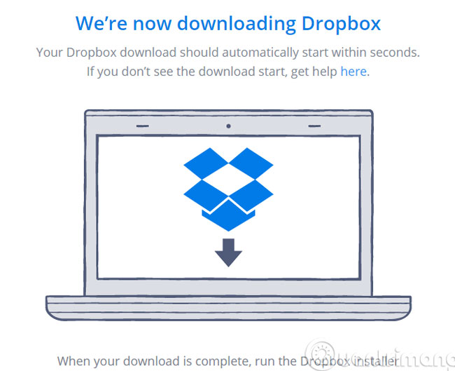 Quá trình tải file cài đặt