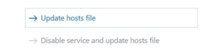 Cập nhật File Host