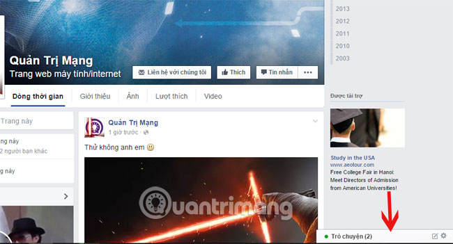 Cách ẩn nick Facebook khi đang Online