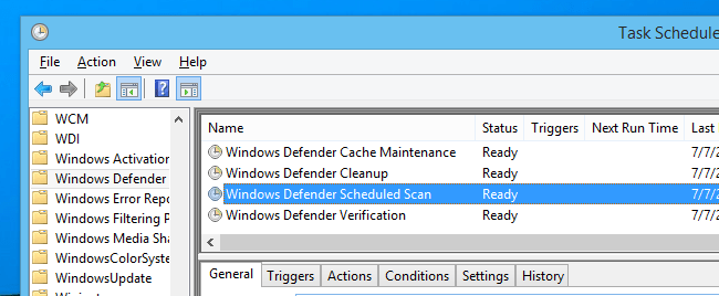 Windows Defender Scheduled Scan