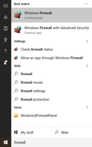 Windows Firewall. Windows Firewall.