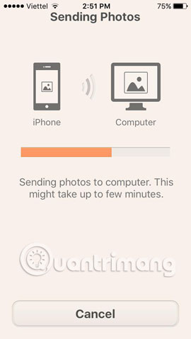 Làm thế nào chuyển video, hình ảnh giữa iPhone với máy tính không cần cắm dây?