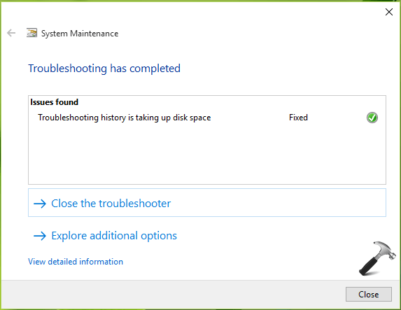 View detailed information View detailed information