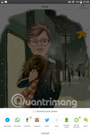 Chia sẻ tới các trang mạng xã hội  Moment Cam