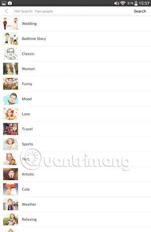 Nhiều chủ đề phong phú Moment Cam