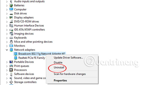 khắc phục lỗi Network Protocols are Missing trên Windows