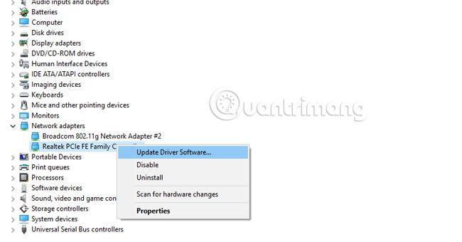 khắc phục lỗi Network Protocols are Missing trên Windows