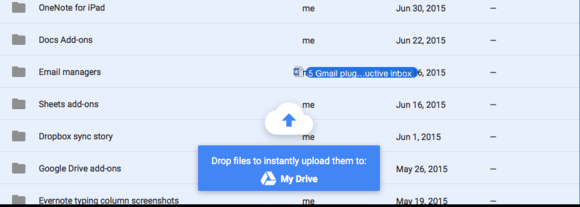 Kéo và thả các file