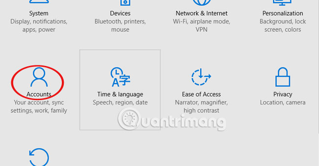 tạo mã pin trong Windows 10