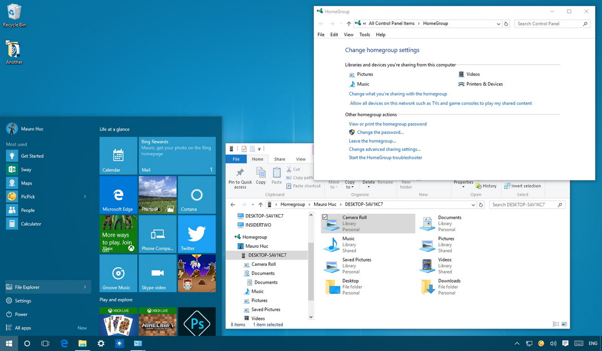 HomeGroup Windows 10